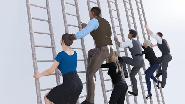 The Rat Race as a Competitive Endless Struggle