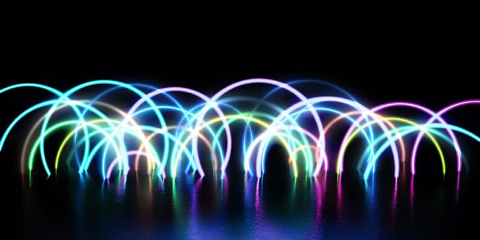 Neon Energy Crazy Background as a Fun Concept