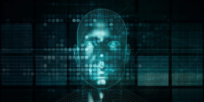 Futuristic Science Concept In Medical Research Industry