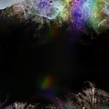a Cystal texture background overlay color flash