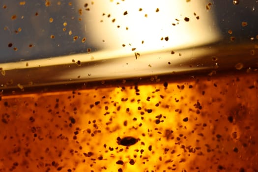 abstract golden background bubbles rare shapes different