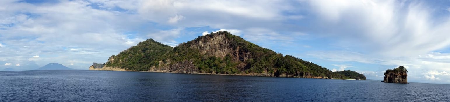 Siko Island in Halmahera District, North Moluccas, Indonesia