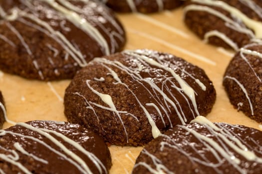 cookies in closeup