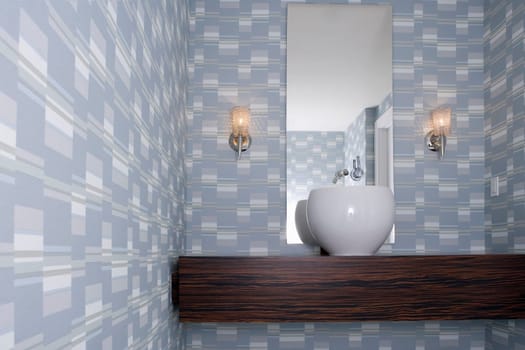 Interiors of a bathroom