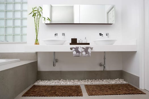 Interiors of a bathroom