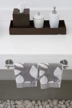 Interiors of a bathroom