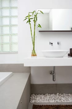 Interiors of a bathroom