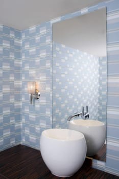Interiors of a bathroom