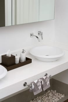 Interiors of a bathroom