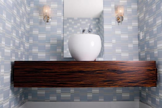 Interiors of a bathroom