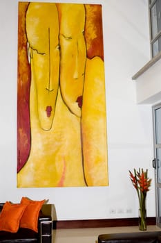 Interiors of a living room