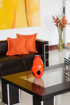 Interiors of a living room