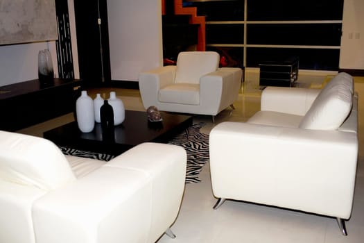 Interiors of a living room