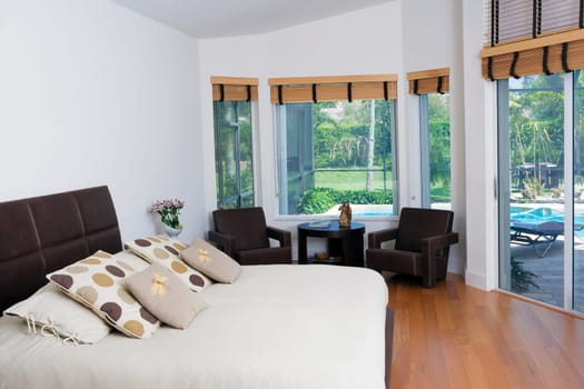 Interiors of a bedroom
