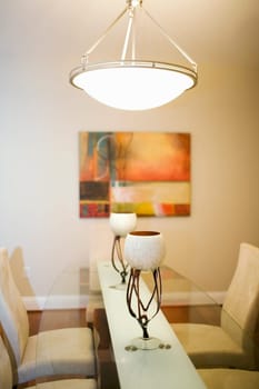 Interiors of a dining room