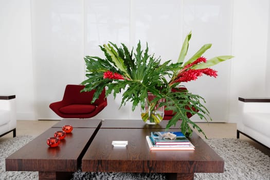 Interiors of a living room