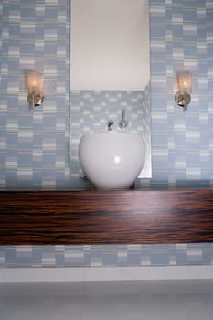 Interiors of a bathroom