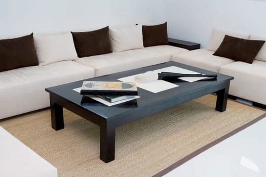 Interiors of a living room
