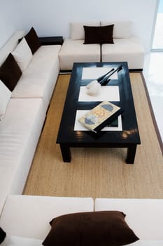Interiors of a living room