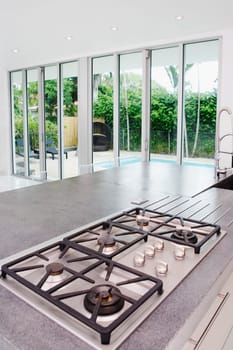 Interiors of a kitchen