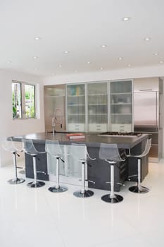 Kitchen in a studio apartment