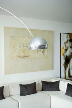 Interiors of a living room
