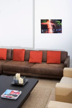 Interiors of a living room