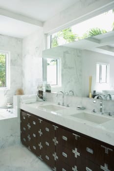 Interiors of a bathroom