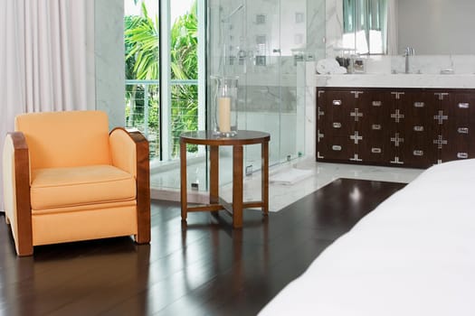 Interiors of a living room