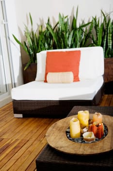 Interiors of a living room