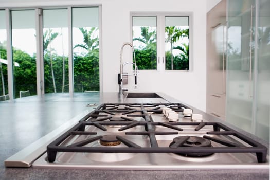 Interiors of a kitchen
