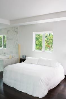 Interiors of a bedroom