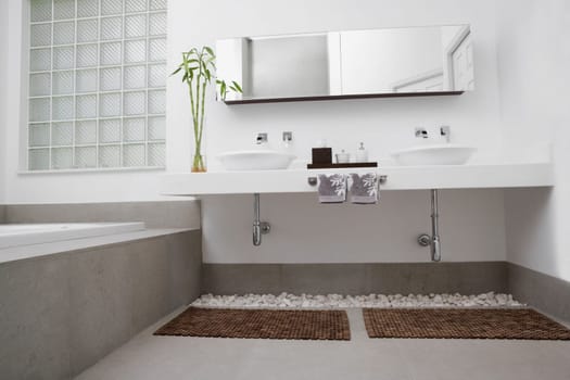 Interiors of a bathroom