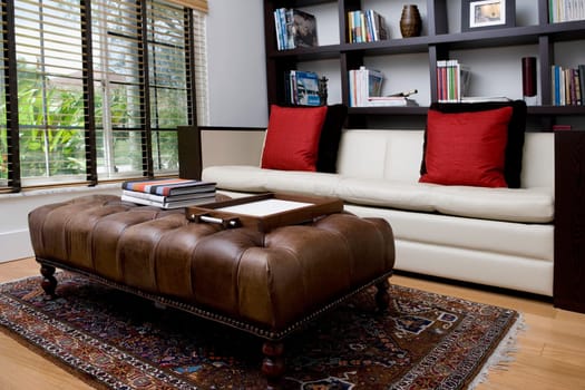 Interiors of a living room