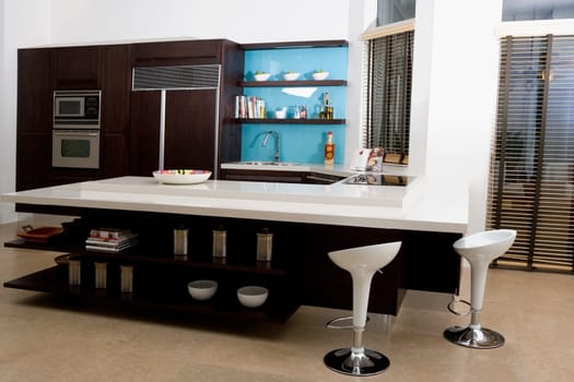 Interiors of the kitchen