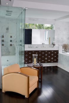 Interiors of a living room