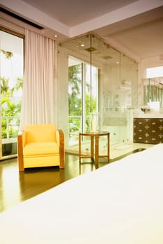 Interiors of a living room