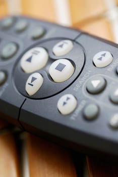 Close-up of a remote control