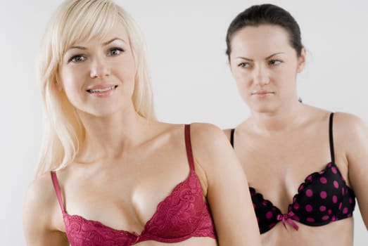 Close_up of a female homosexual couple