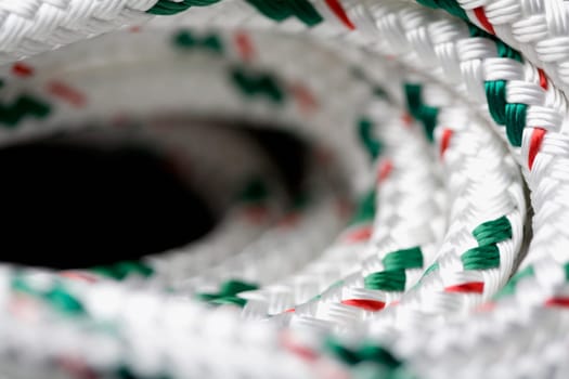Close-up of a coil of rope