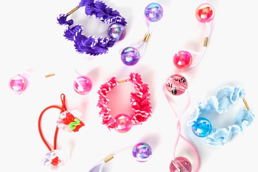 Close-up of a group of hair clips