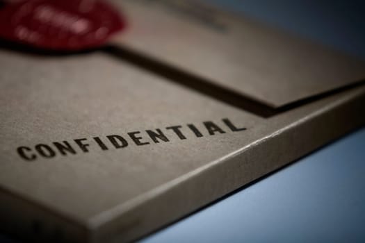 Close-up of a text on a file