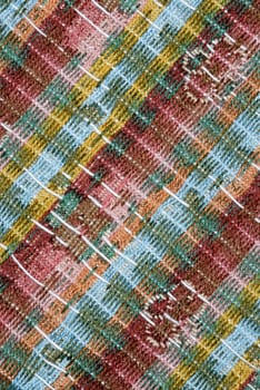 Close-up of a pattern on a mat