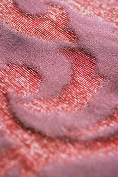 Close-up of a pattern on fabric