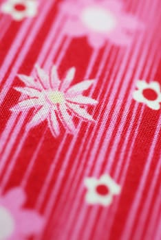 Close-up of a floral pattern
