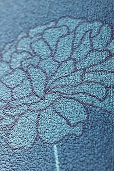 Close-up of a floral pattern