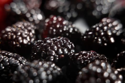 Close-up of blackberries