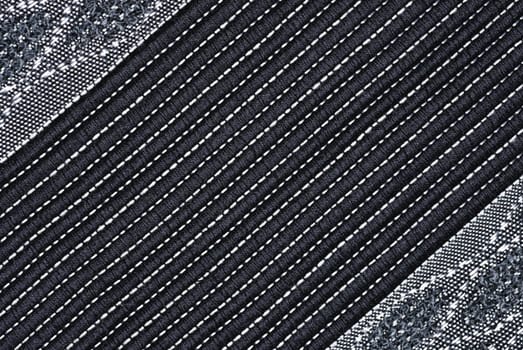 Close-up of a striped design on fabric
