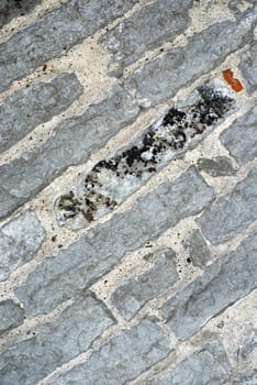Close-up of a stone wall