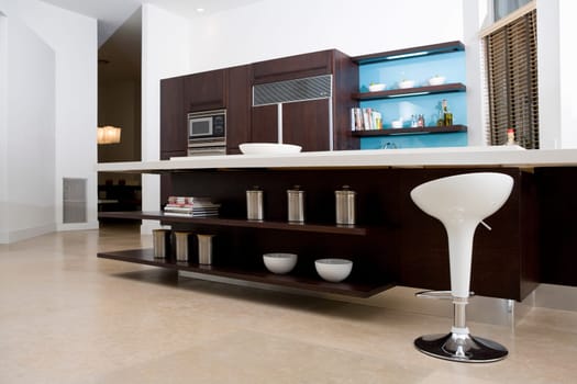 Interiors of the kitchen